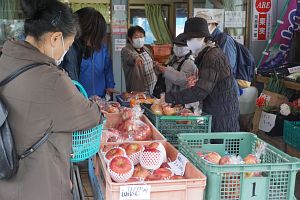 収穫もたくさんしたけれど、お買い物！