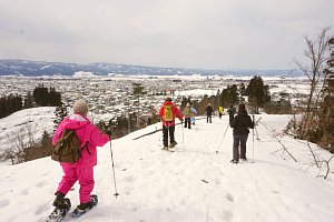 帰るころには、すっかりスノーシューの達人に？！