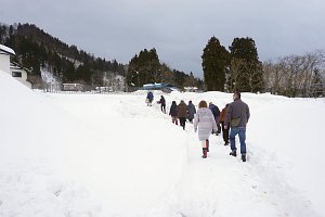 次なる収穫見学、雪深いなか向かう先には？！